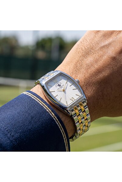 Santa Barbara Polo & Racquet Club ساعة نسائية فريدة من نوعها مصنوعة من الفولا...