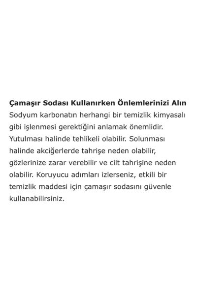 ETİ MADEN Çamaşır Sodası 1kg