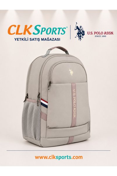 U.S. Polo Assn. School Backpack, Pencil Bag, Steel Flask 600 ml Premium Set