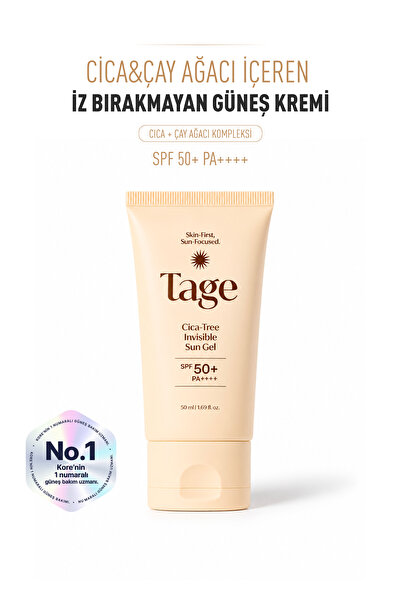 TAGE Cica-Tree Invisible Sun Gel Spf50+ Pa++++ |   Sunscreen That Reduces the...