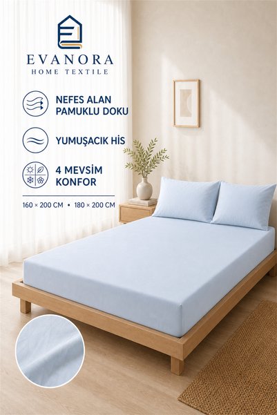 Evanora Home Riva Series Elastic Sheet Set 100X200 / 160X200 / 180X200