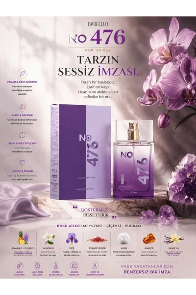Bargello NO:476 UNISEX 50 ML PARFUM EDP