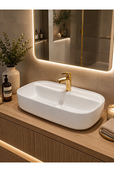 Turkuaz Seramik Aqua Lavabo 60 X 40 Cm