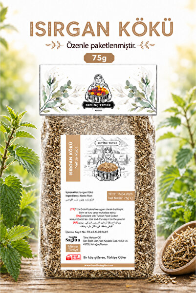 Organik Teyze Sevinç Teyze Nettle Root 75g
