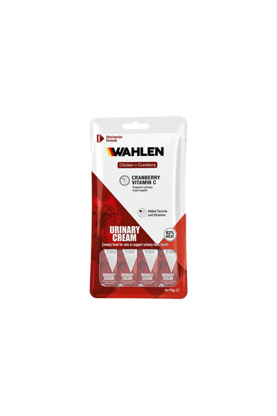 WAHLEN Üriner Sistem Sağlığı Destekleyici Sıvı Kedi Ödül Kreması 4x15 GR