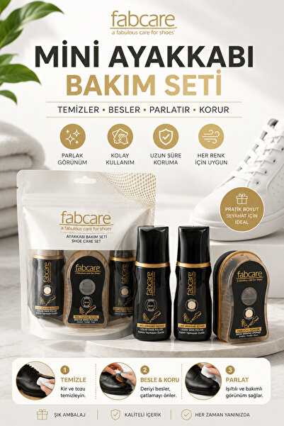 Fabcare Mini Ayakkabı Bakım Seti Karma