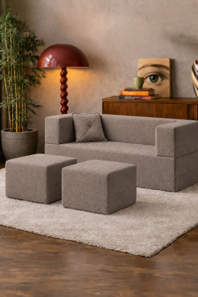 Homedius Loop Katlanır Yatak Olabilen Çok Amaçlı Çift Kişilik Koltuk