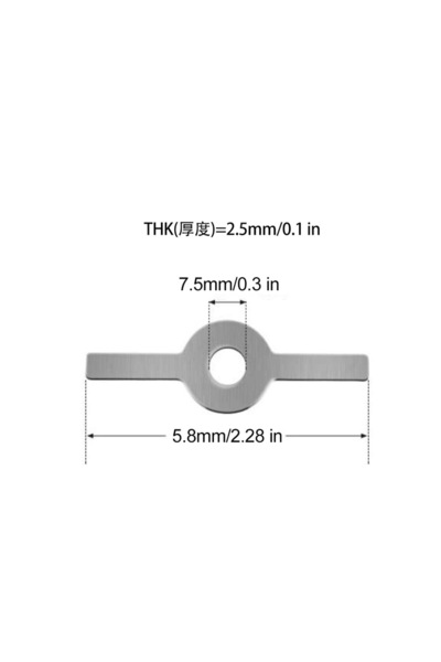 Choice H Meat Grinder Pinion Mixer Spare Parts Meat Grinder Knife Stainless S...