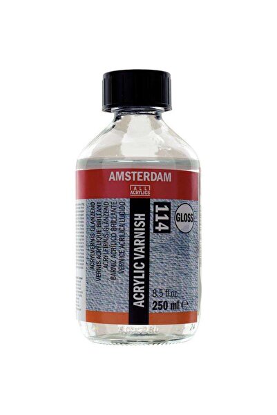 Amsterdam Talens Akrilik Parlak Vernik 250 ml Acrylic Gloss Varnish 250 ml 114