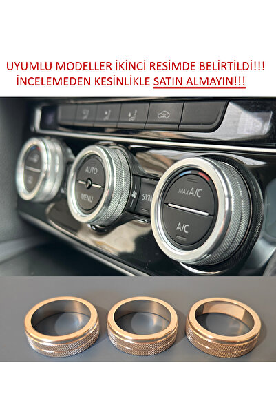 GCP German Car Parts Klima Buton Krom Halka - Passat B8 Golf 7 Leon MK3 Octav...