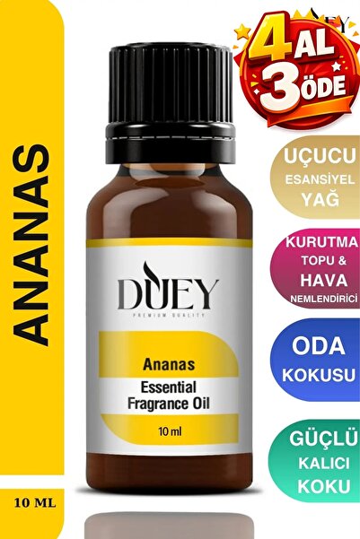DUEY Ananas Uçucu Yağ Buhurdanlık Yağı Difüzör Esansı Oda Kokusu Esansı Hava ...