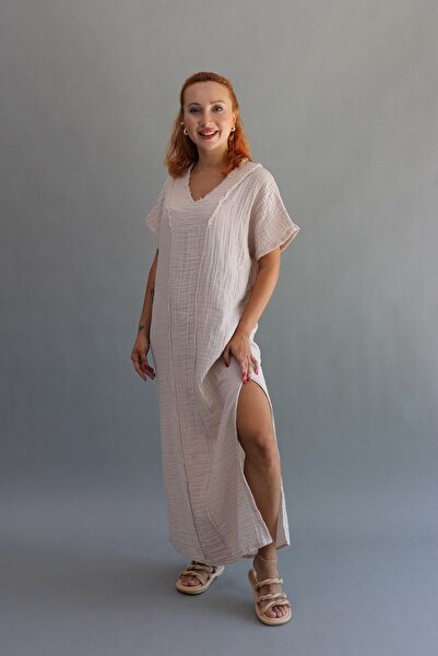 ASC SUN V-neck Muslin Dress