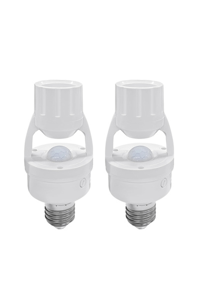 Choice1 GGBEE 2 Pieces Smart Motion Sensor 220V 110V E27 Bulb Socket Lamp Bas...