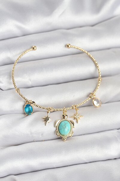 Inure Jewelry سوار كاريتا كاريتا للنساء بلون ذهبي