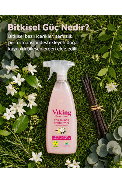 Viking Premium Çok Amaçlı Yasemin & Vanilya 750 Ml x 10 Adet