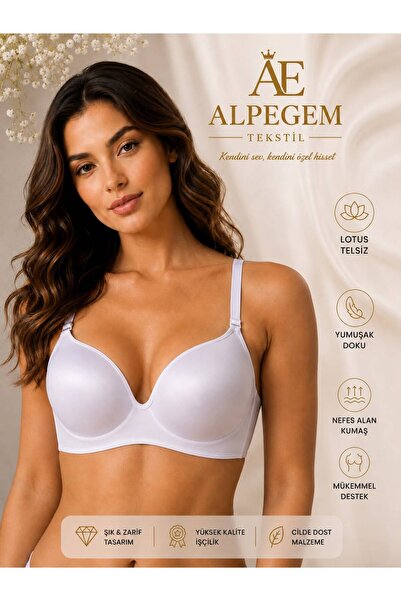 Alpegem Tekstil ALPEGEM Kadın Dolgusuz Toparlayıcı Sütyen