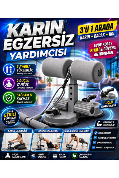 Havana VK45 Vakumlu Mekik çekme ve Karın Egzersiz Aleti Kürek Ayarlanabilir K...