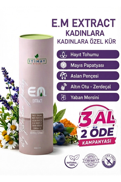 İtimat Bitkisel 1995 Kadınlara Özel Hayıt Tohumu - Aslan Pençesi - Papatya - ...