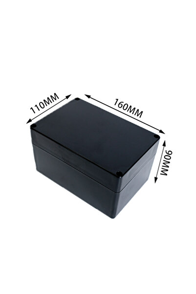 Choice11 160-110-90 Black Box Outdoor Waterproof Case Plastic Box Electronic ...