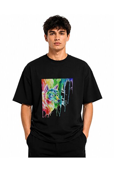 Inscriptie Tricou Unisex Bumbac Premium Casual " Arctic wolf "