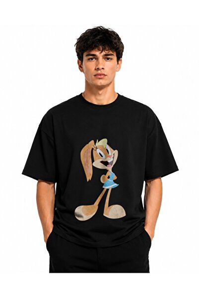 Inscriptie Tricou Unisex Bumbac Premium Casual " Happy Lola "