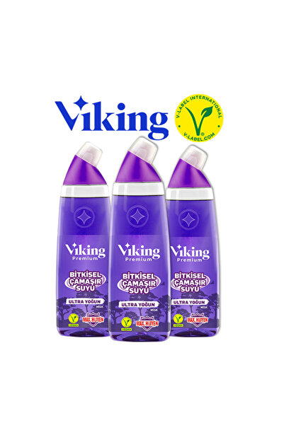 Viking Premium Bitkisel Ultra Çamaşır Suyu Misk 750 Ml 3 Adet