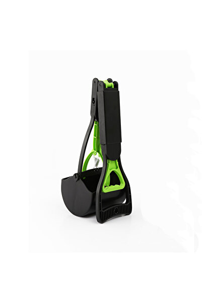 Choice Green 70cm Folding Pet Poop Scooper with Extended Handle for Walking B...