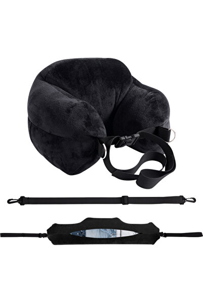 Choice See below for size descriptions black Comfortable Travel Pillow Adjust...