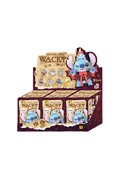 Choice3 Bandai 6pcs B Stitch Weird Diary Series Anime Figures Creative Cute D...