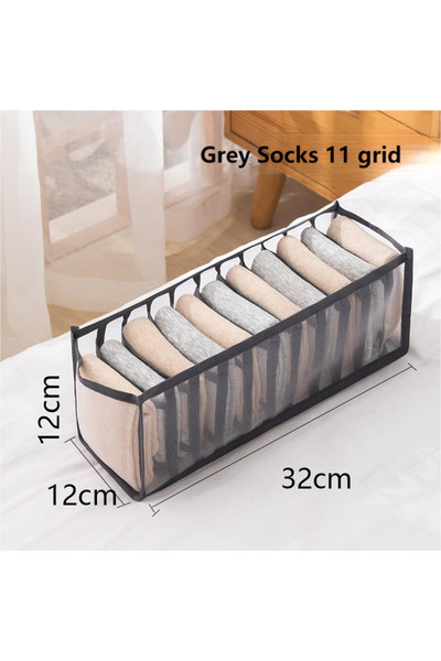 Choice منظم أدراج الملابس الداخلية من Socks11 شبكة مكونة من قطعة واحدة وصندوق...