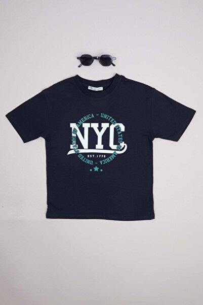 Fulla Moda 100% Cotton Text Printed Boy's T-Shirt