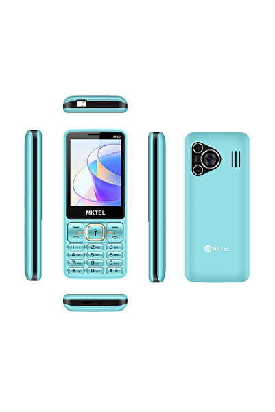Choice1 blue MKTEL M82 Feature Phone Large Keypad 2.8" Dual SIM 1800mAh Bluet...