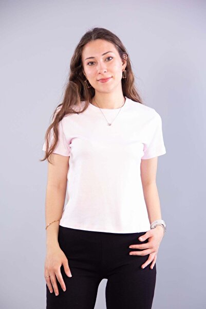 Mckanzie 6719 Tricou interlock cu broderie fundă