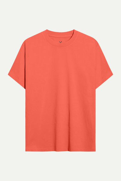 KAFT Tricou roșu pentru bărbați, model basic, regular - 100% bumbac |   Norma...
