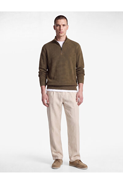 Koton Regular Fit Long Sleeve Half Zip Sweatshirt