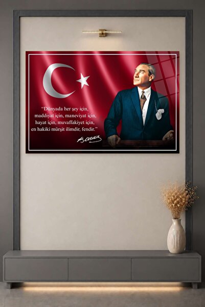 HMDS CONCEPT Pictură pe sticlă Ataturk HMDS0379