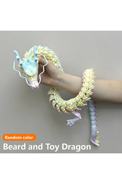 choice2 88cm Colourful 88CM 3D Printed Gem Dragon Crystal Fidget Toy Rotatabl...