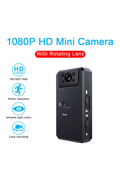 Choice Standard-No TF Card MD90 Mini Camcorder 1080P Body Camera Night Vision...