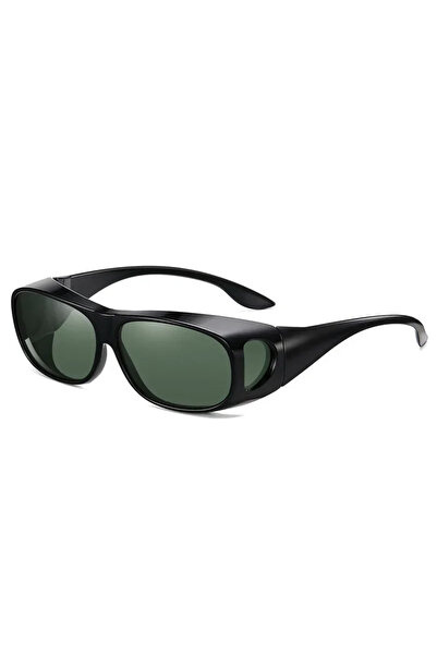 Choice1 Bright Black Green 2026Polarized Sunglasses Fit Over Eye Glasses Driv...