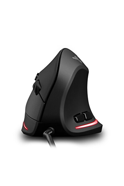 Choice ماوس ZELOTES T-20 السلكي العمودي الأسود المريح القابل لإعادة الشحن بدق...