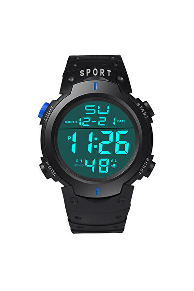 Choice Blue Men Sport LED Watches Top Brand Men Digital Clock Multi-Functiona...