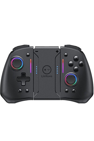 Choice black LinYuvo KS42 Meteor Light Wireless Joy-pad with 8 Color RGB Ligh...