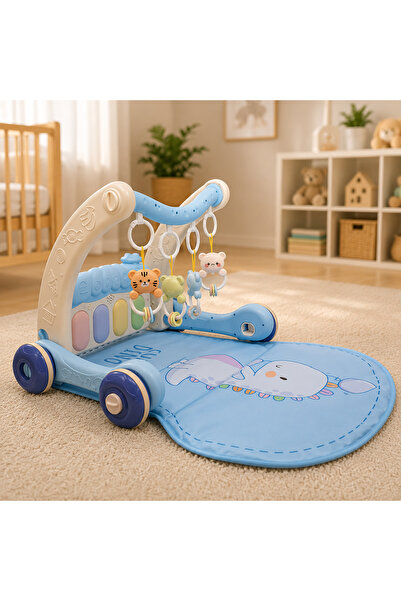 Salamandra Kids Premergător și Centru de Activități 2 în 1 pentru Bebeluși, c...