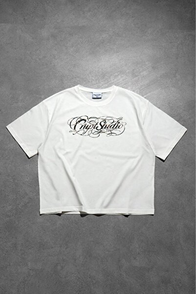 Crupt Studio Camouflage Boxy Crop Men's T-Shirt