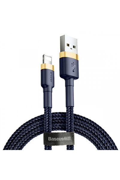 Apple Cablu Date si Incarcare USB-A - Lightning Baseus Cafule, 18W, 2m, Bleum...
