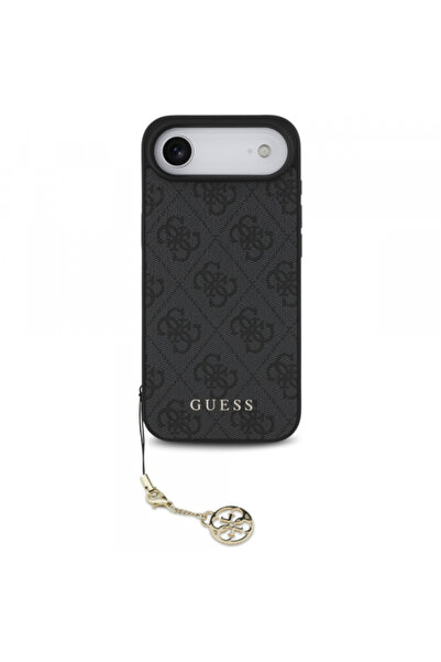 Apple Husa MagSafe pentru iPhone 17 Air, Guess, 4G Charm Cradle, Neagra