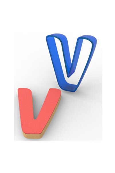 Generic Brand قالب كوكي حرف V