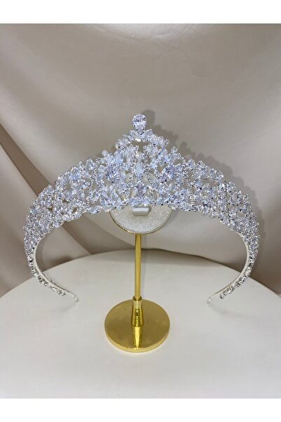 sitrini Nerea Bridal Crown Zircon Stone Wedding Crown