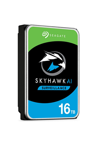 Seagate HDD SkyHawk AI ST16000VE005, 16 TB, 7200 RPM, 512 MB, 3.5 inch, SATA III