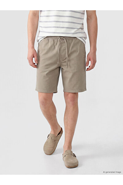 LC Waikiki Trendlucky Regular Fit Gabardine Men's Shorts with a Difference